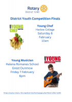 Young Musician 
Vocalist Winner Rose Buggle, Instrumental Winner Fred Blackshaw